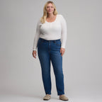Women's Venture Stretch High-Rise Straight Leg Jeans