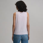 Women's Sunwashed Cotton Tie Front Tank