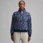 Women's Authentic Outdoor Fleece 1/4-Zip Mock Pullover - Print