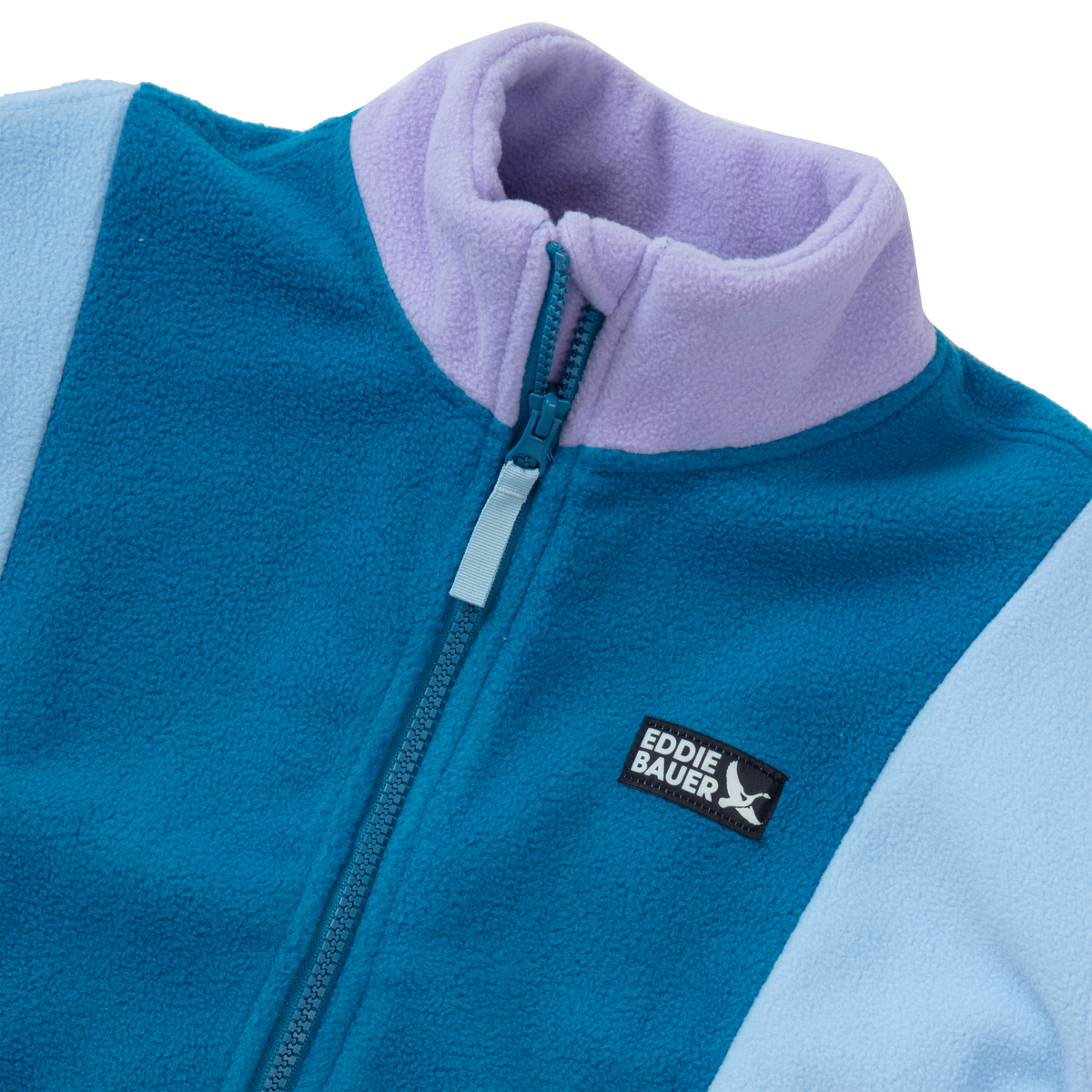 Girls Quest Fleece Colorblock Full Zip Jacket