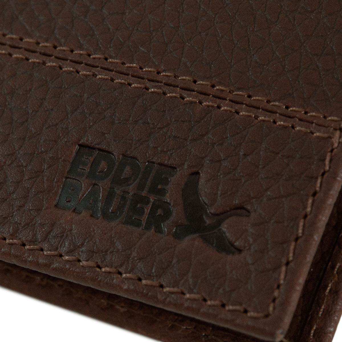 Rugged Leather Money Clip Bifold Wallet