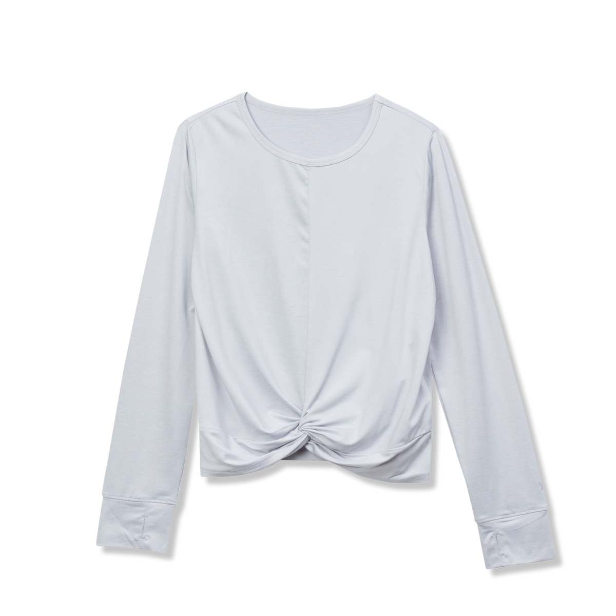Girls Trail Twist Front LS Top