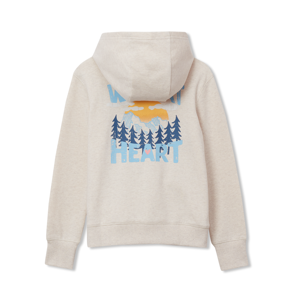 Girls Graphic Camp Fleece Hoodie