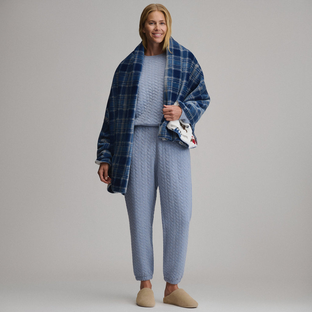 Women's Quilted Crew