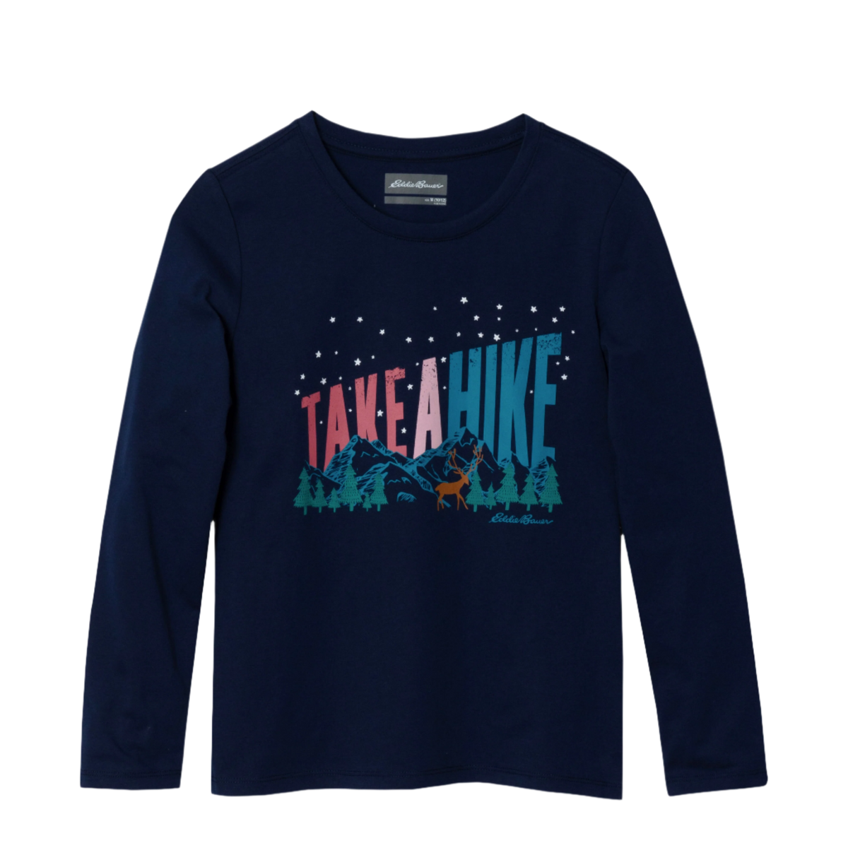 Girls Graphic Long-Sleeve T-Shirt - 2 Pack