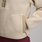 Women's Plush Fleece Snap-Mock Pullover