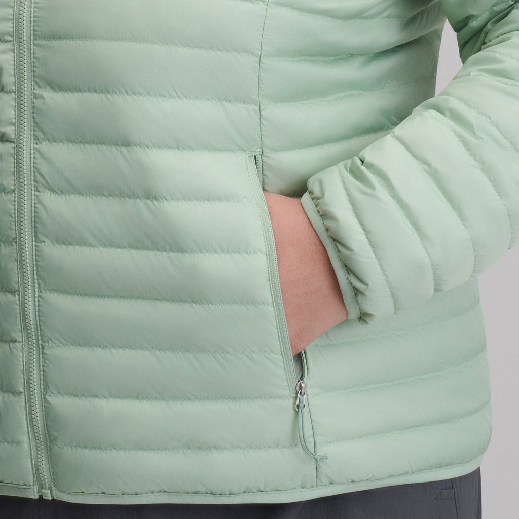 Women's Microlight Hooded Down Jacket