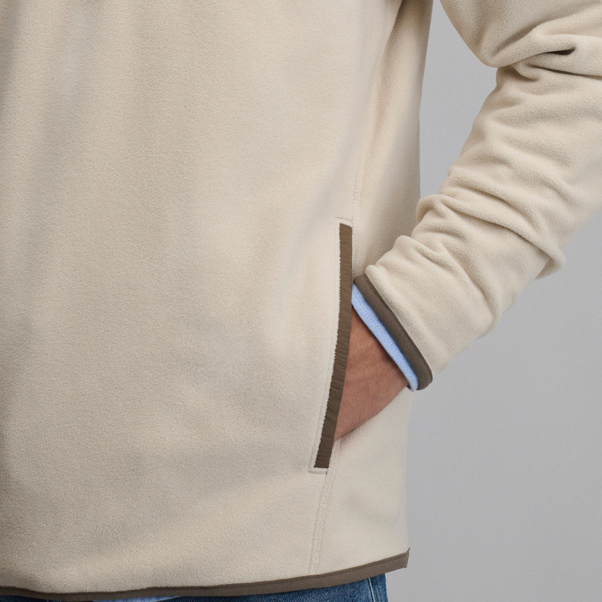 Men's Chutes Fleece Snap Mock Pullover