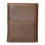 Extra Capacity Rugged Leather Trifold With Flip Id