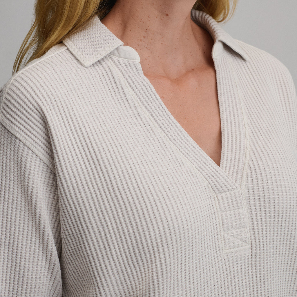 Women's Lounge V-Neck Thermal Crew
