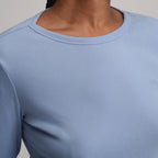 Women's Softline Rib Long-Sleeve Crew