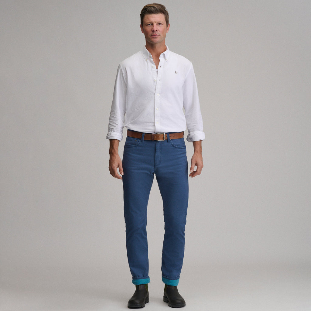 Men's Lined Legend Wash Twill 5-Pocket Pants