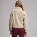 Women's Plush Fleece Snap-Mock Pullover