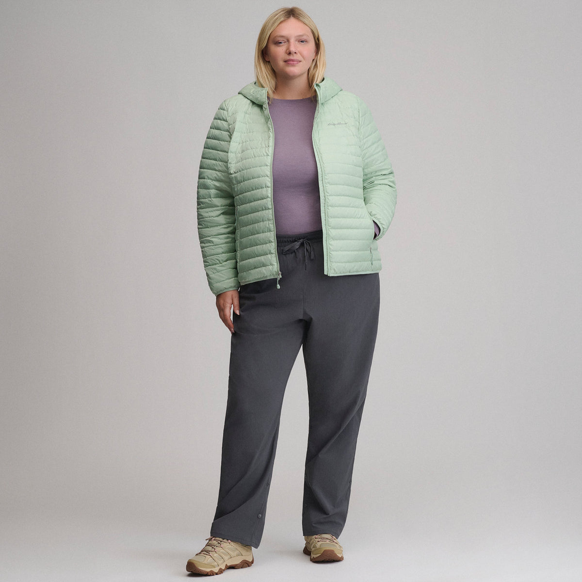 Women's Microlight Hooded Down Jacket
