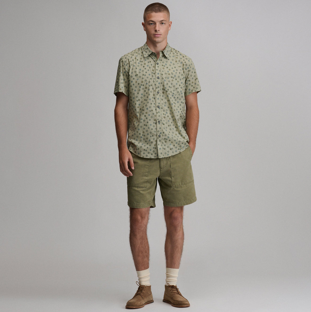 Men's Baja Short-Sleeve Shirt - Print