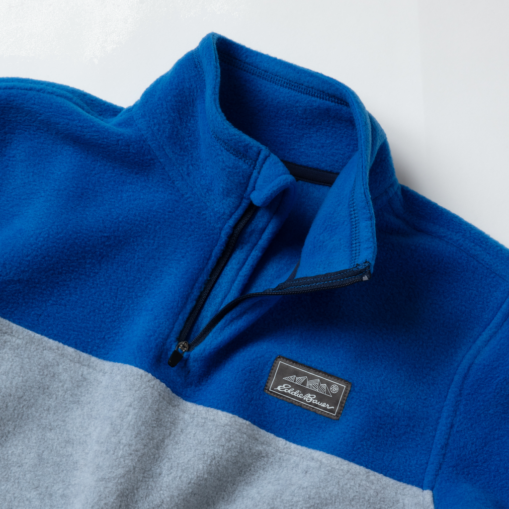 Boys Quest Fleece Snap Neck