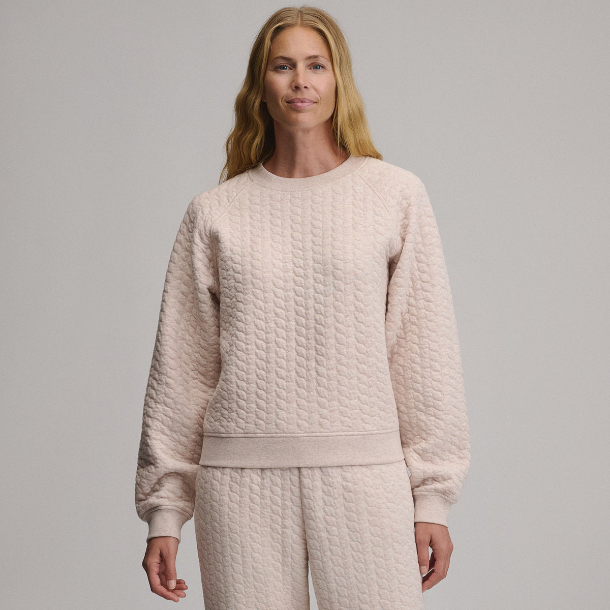 Women's Quilted Crew