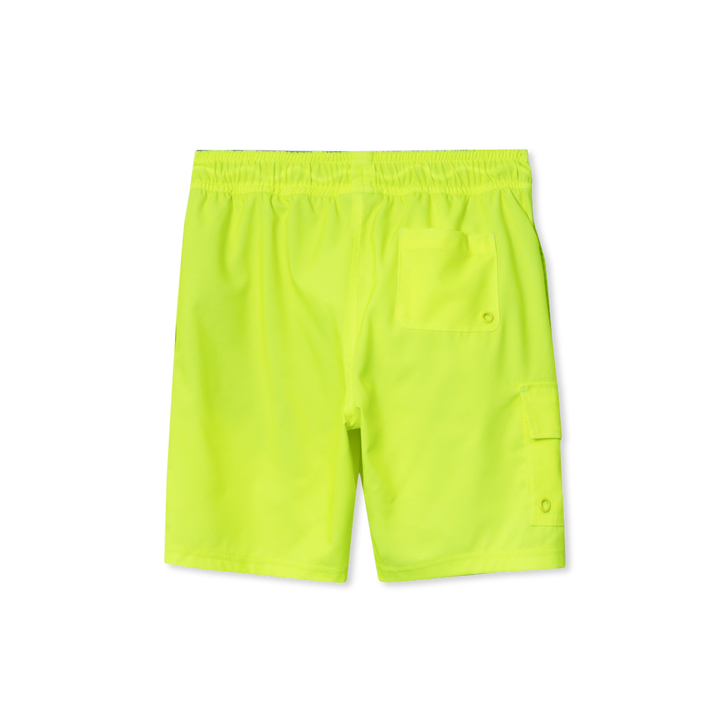 Boys Sea Spray Solid Comfort Liner Swim Shorts